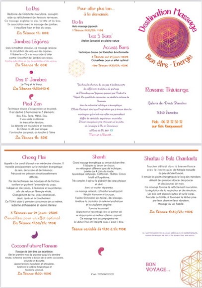 Destination Massage - Roxane Thivierge, Institut de Massage à Samoëns