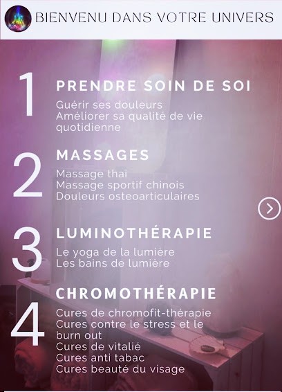 Sandrine Henno Massage Sportif Thai Massage Postural Ventouses Et Cures De Lumières Scientifiques Fleurs De Back, Institut de Massage à Pibrac