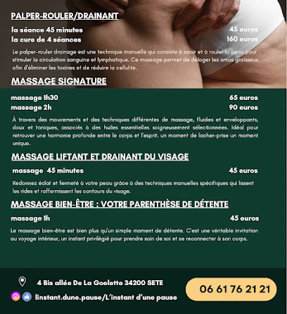 L'instant D'une Pause Institut De Massage à Sète