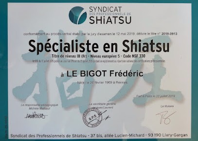 Massages Shiatsu Frédéric Le Bigot, Institut de Massage à Iffendic