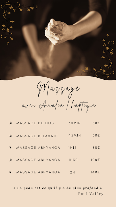 Massages - Amalia (L' Haptique) Institut De Massage à Paris 14