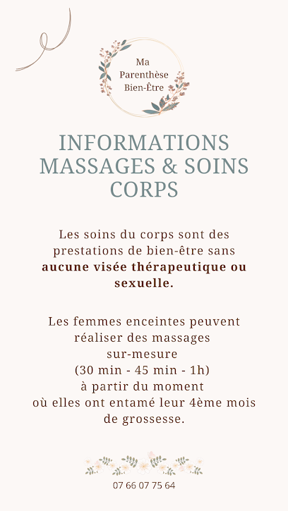 Ma Parenthèse Bien-Être Institut De Massage à Achères