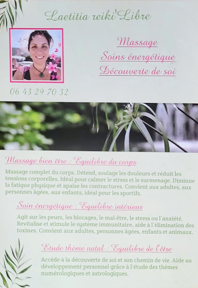 Laetitia Reiki'libre Institut De Massage à Vendays-Montalivet
