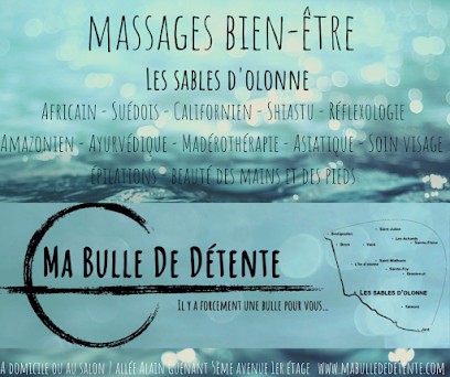 Ma bulle de détente - Esthéticienne à domicile ou au salon - Praticienne massage bien-être - Les Sables d'olonne, Institut de Massage à Château-d'Olonne