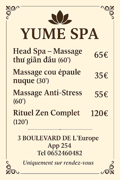 Yume Spa Institut De Massage à Mulhouse